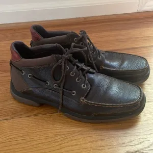 Sperry TopSider Lug Chukka Sea Boot Brown Leather Lace Up Size 12M
