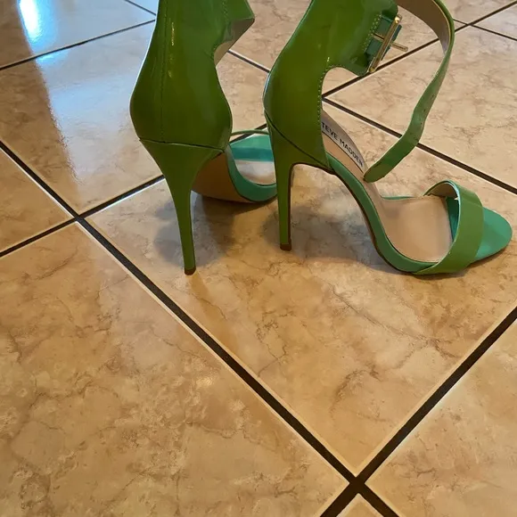 Steve Madden Marlenee Mint Green Heel
