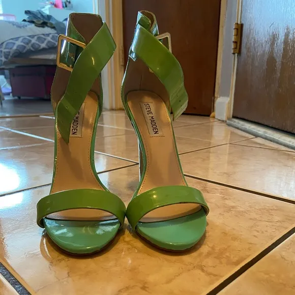 Steve Madden Marlenee Mint Green Heel