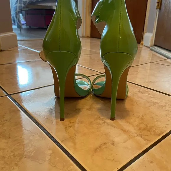 Steve Madden Marlenee Mint Green Heel
