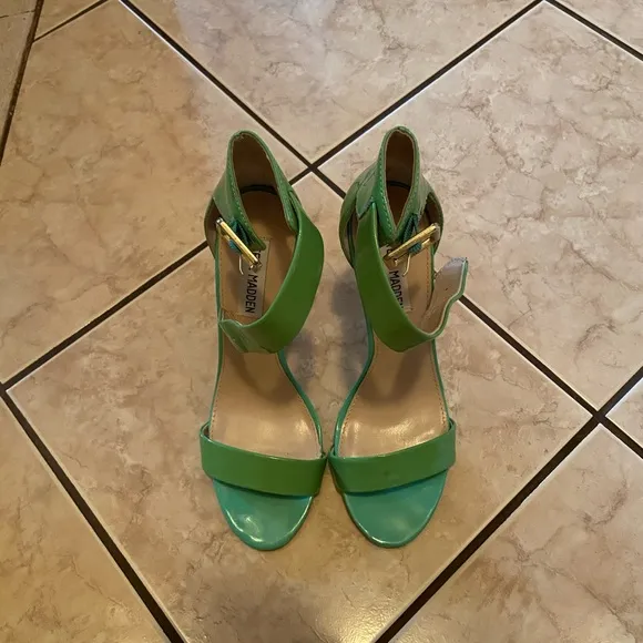 Steve Madden Marlenee Mint Green Heel