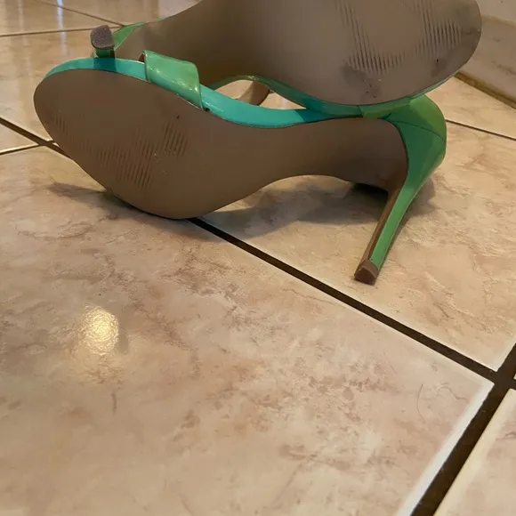 Steve Madden Marlenee Mint Green Heel