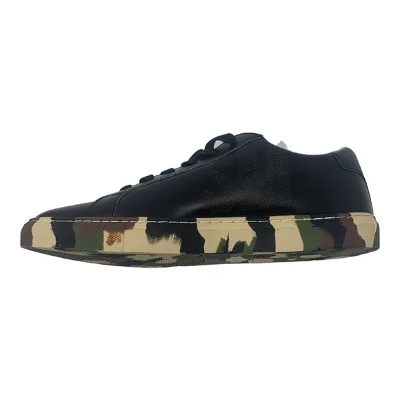 Steve Madden Nayden Leather Sneaker Men Size 11 Black