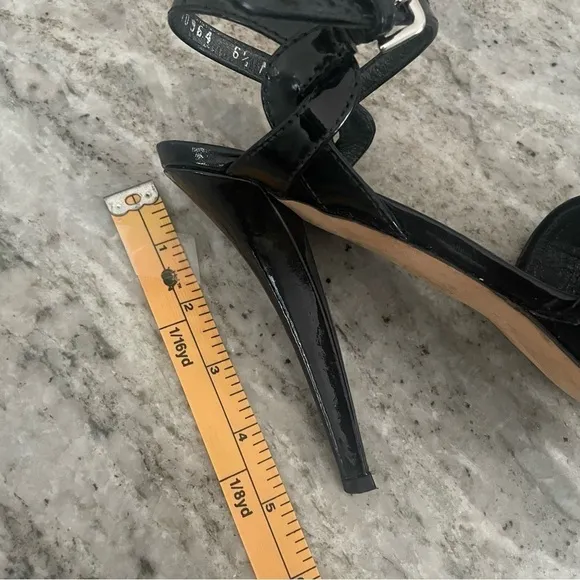 STUART Weitzman Black Patent Leather Platform Size 6.5