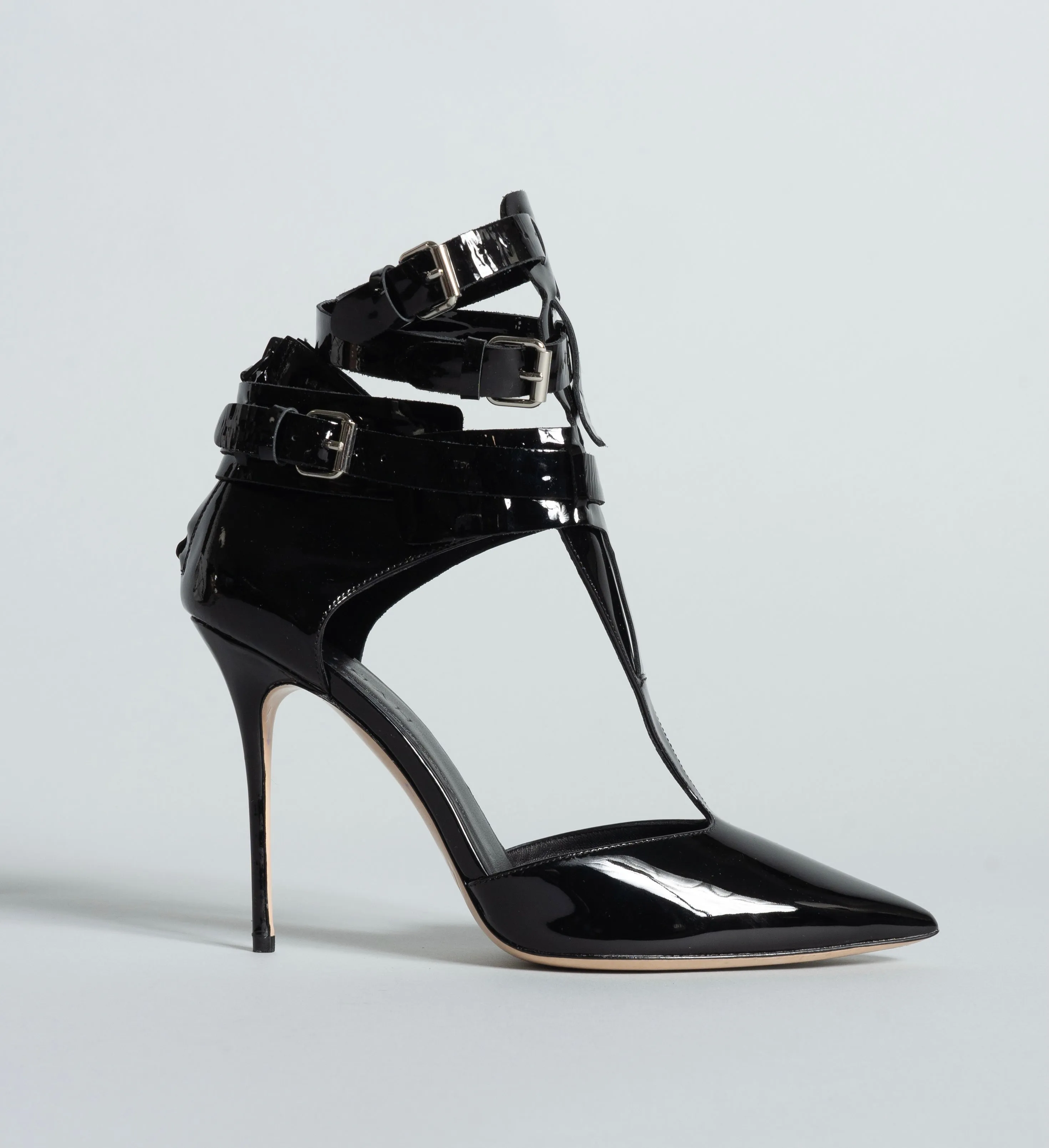 T-STRAP PUMP BLACK
