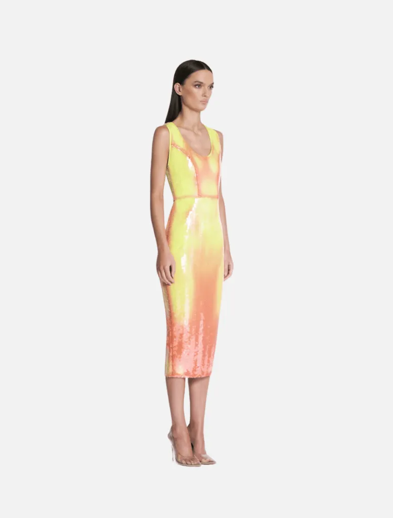 That Old Houdini Magic Dress - Orange