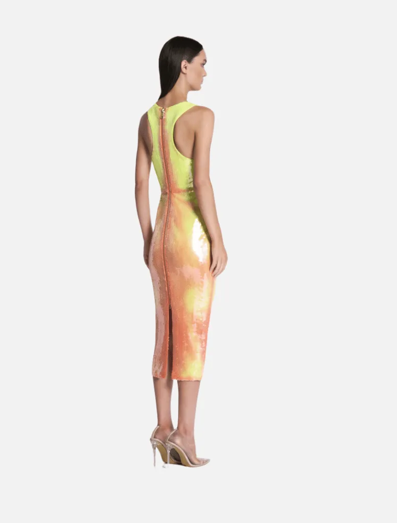 That Old Houdini Magic Dress - Orange
