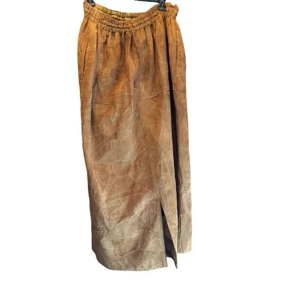 The African Star. Women’s Free Size Full Leather Elephant Skirt.