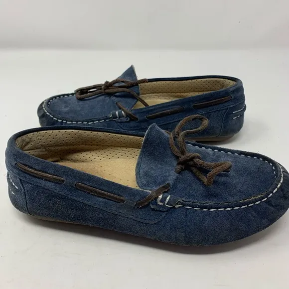 Thousand navy driver loafer slip on size 32 / US 1