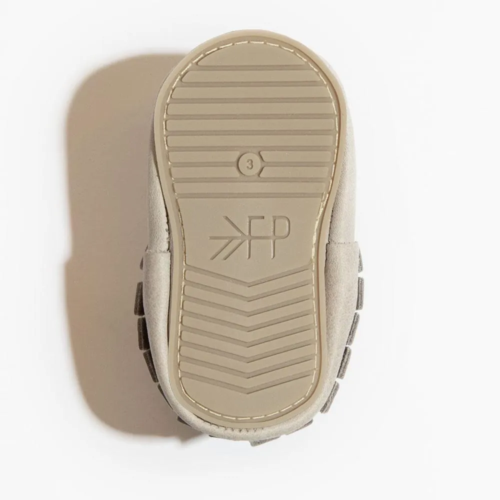Tiny Feminist Moccasin Baby Shoe
