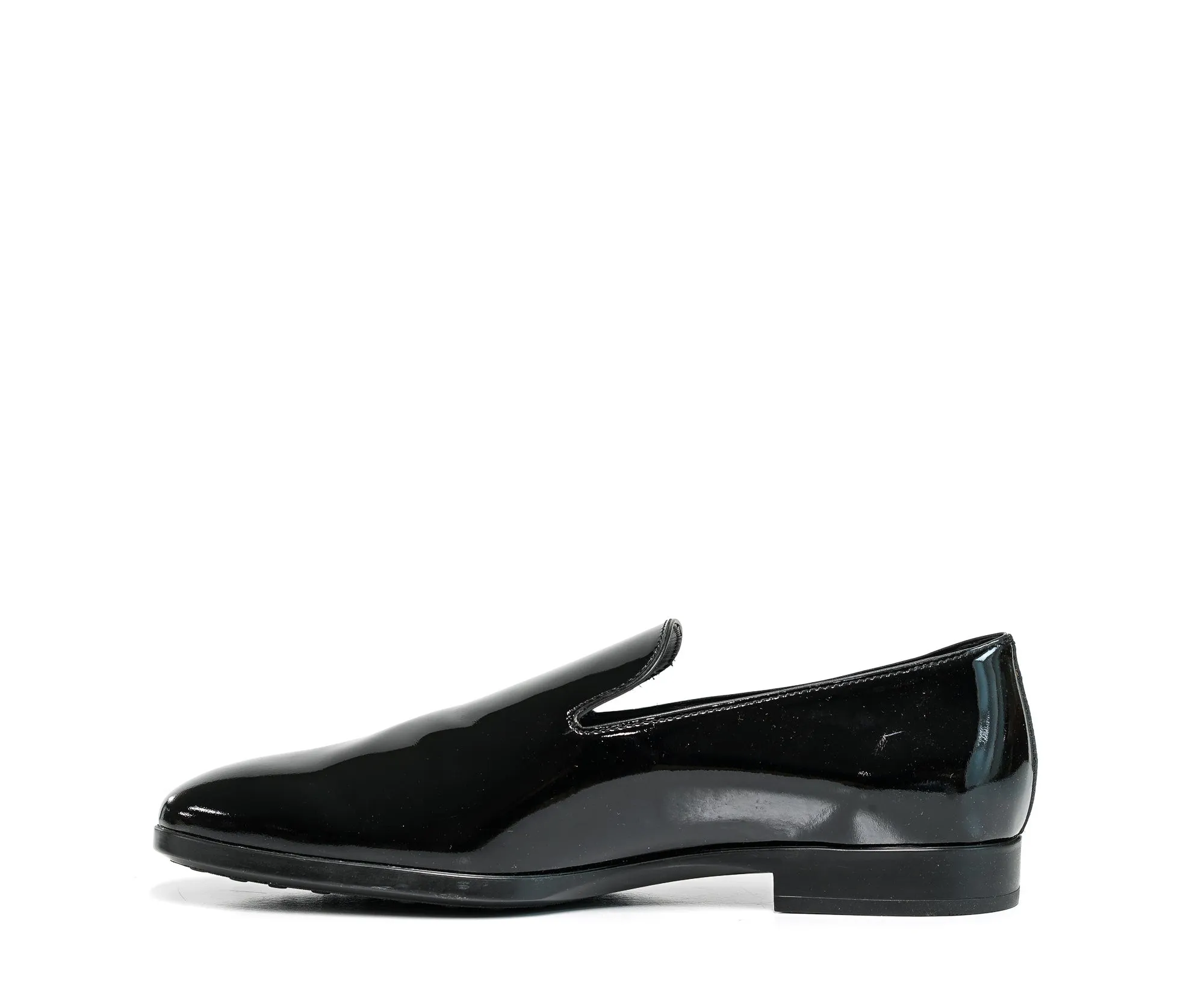 Tod's Men's Patent Leather Slip On Shoe MOZH0Q750 50% OFF