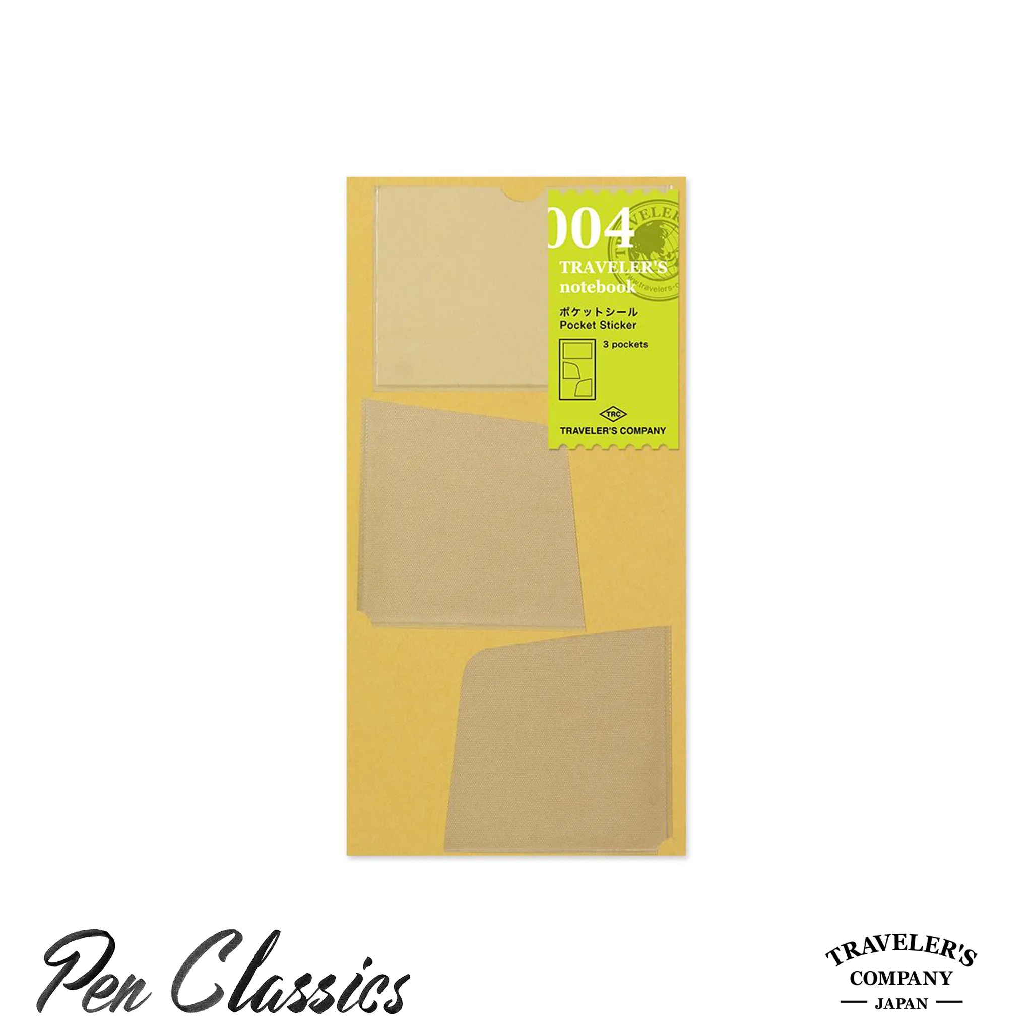 Traveler's Notebook Regular Accessory 004 - Pocket Stickers
