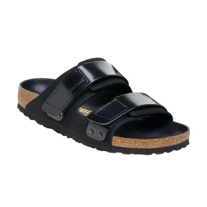 Uji - High Shine Black Nubuck Leather - Reg