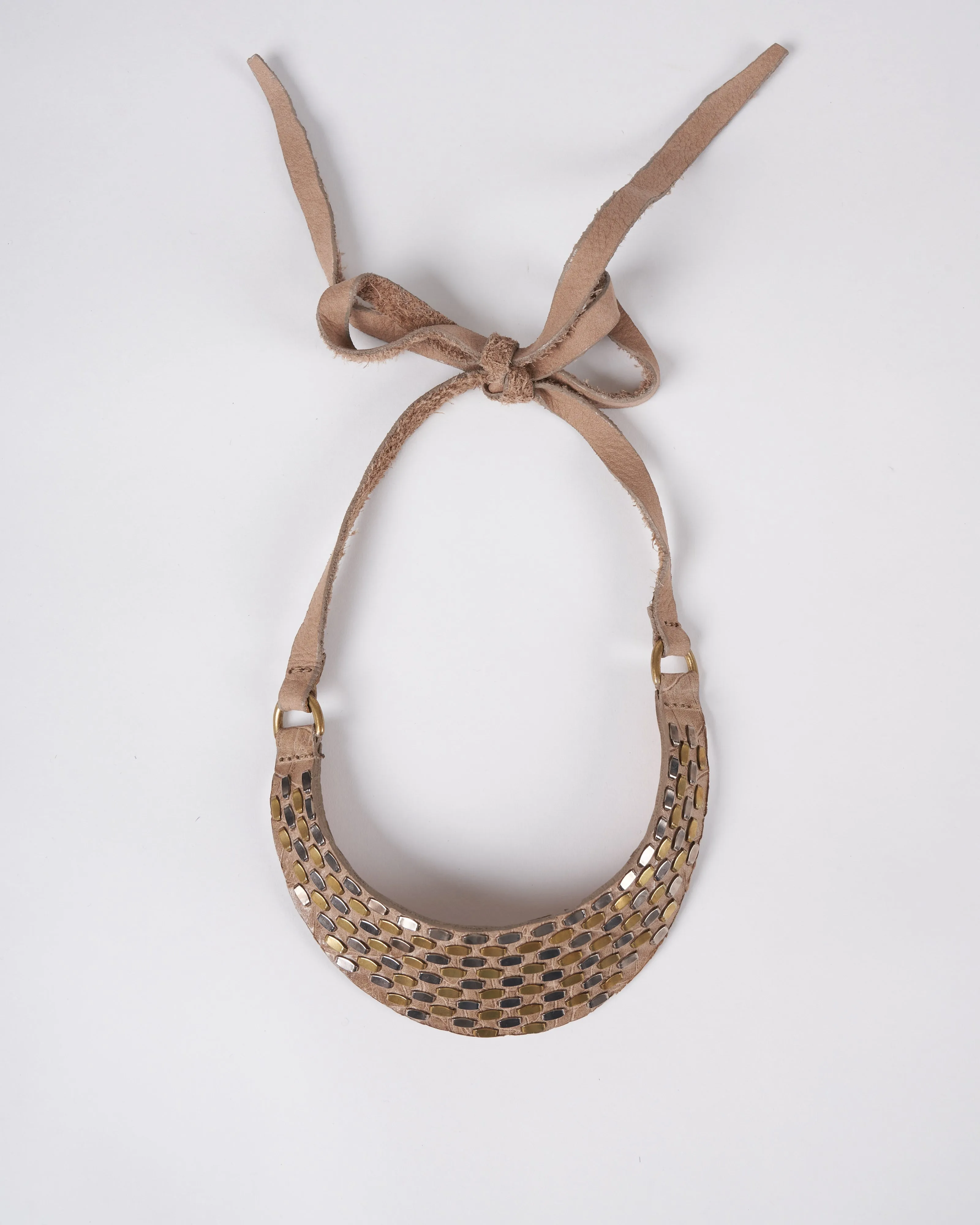 valentina necklace - silver mink