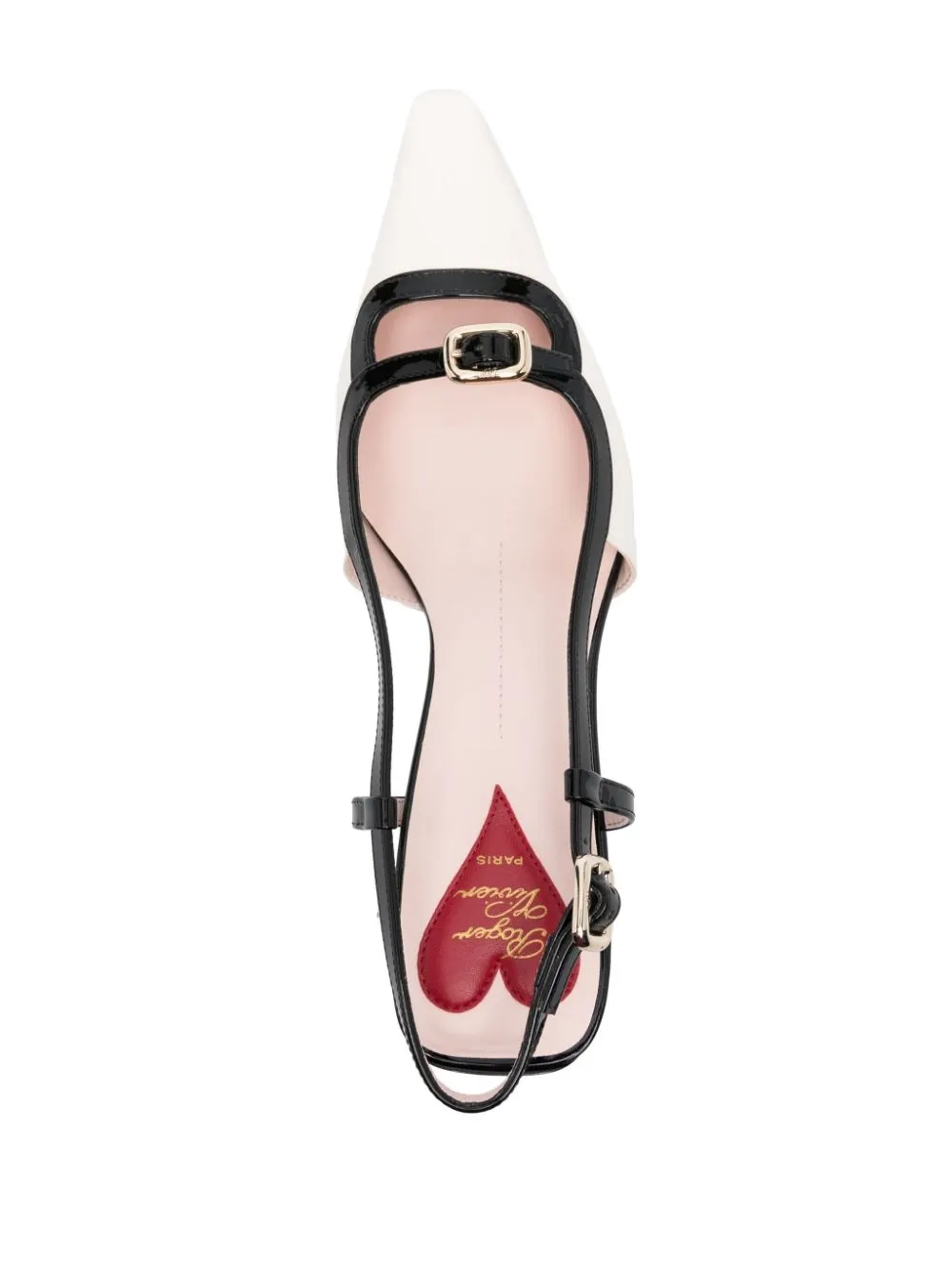 Viv canard slingback pumps