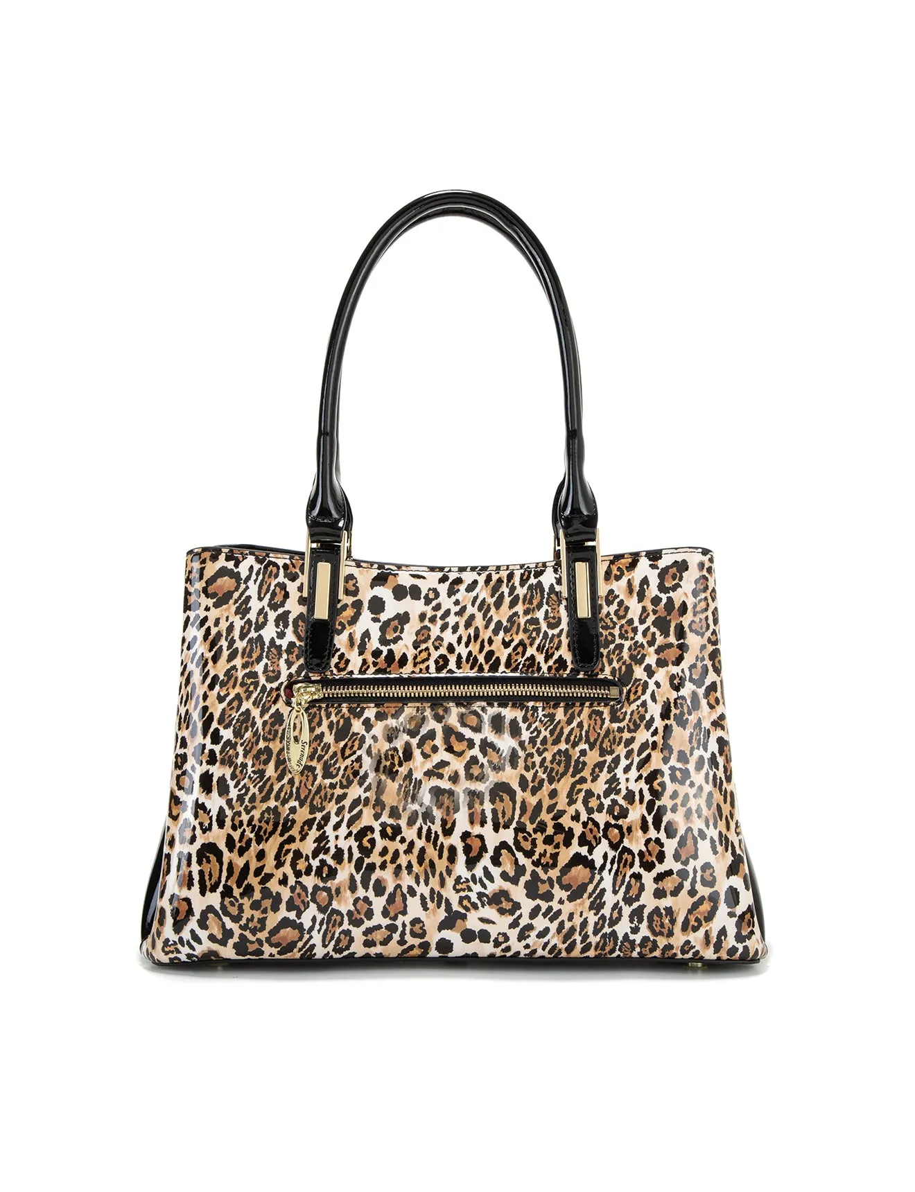 WILD CAT TRIPLE COMPARTMENT LEATHER BAG- SN88-0378