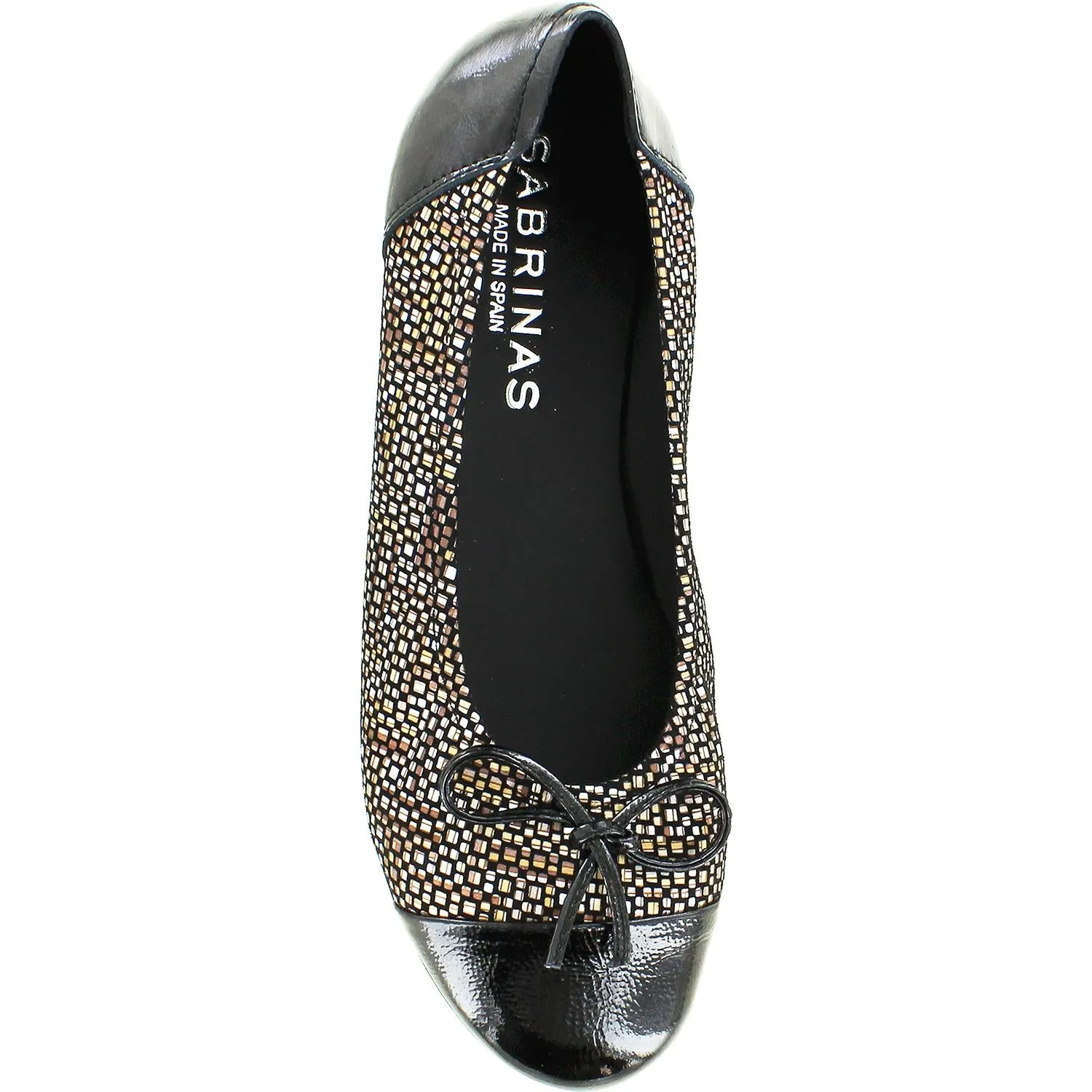 Women's Sabrinas London 41091 Bronze/Black Leather/Patent