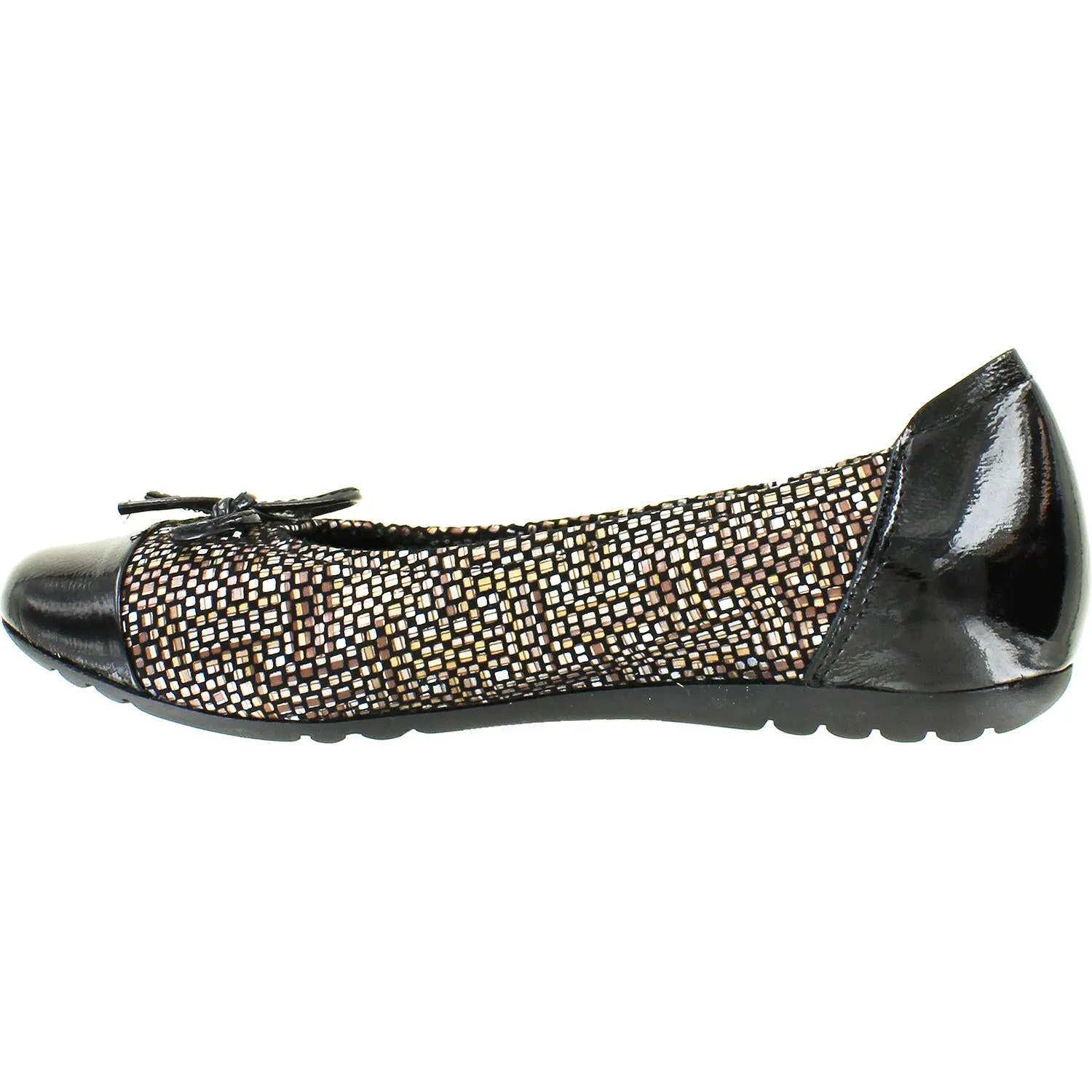 Women's Sabrinas London 41091 Bronze/Black Leather/Patent