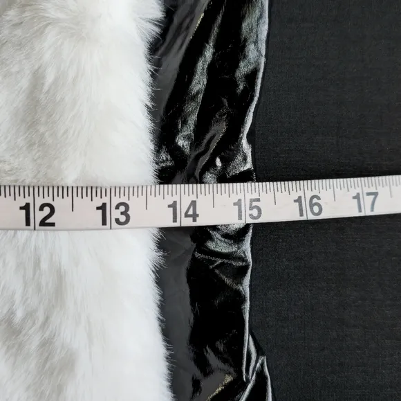 Work of Fiction Faux Fur Vinyl Jacket