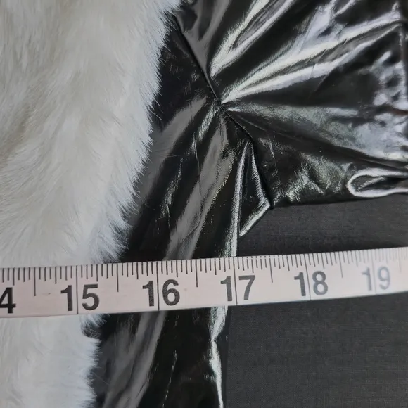 Work of Fiction Faux Fur Vinyl Jacket