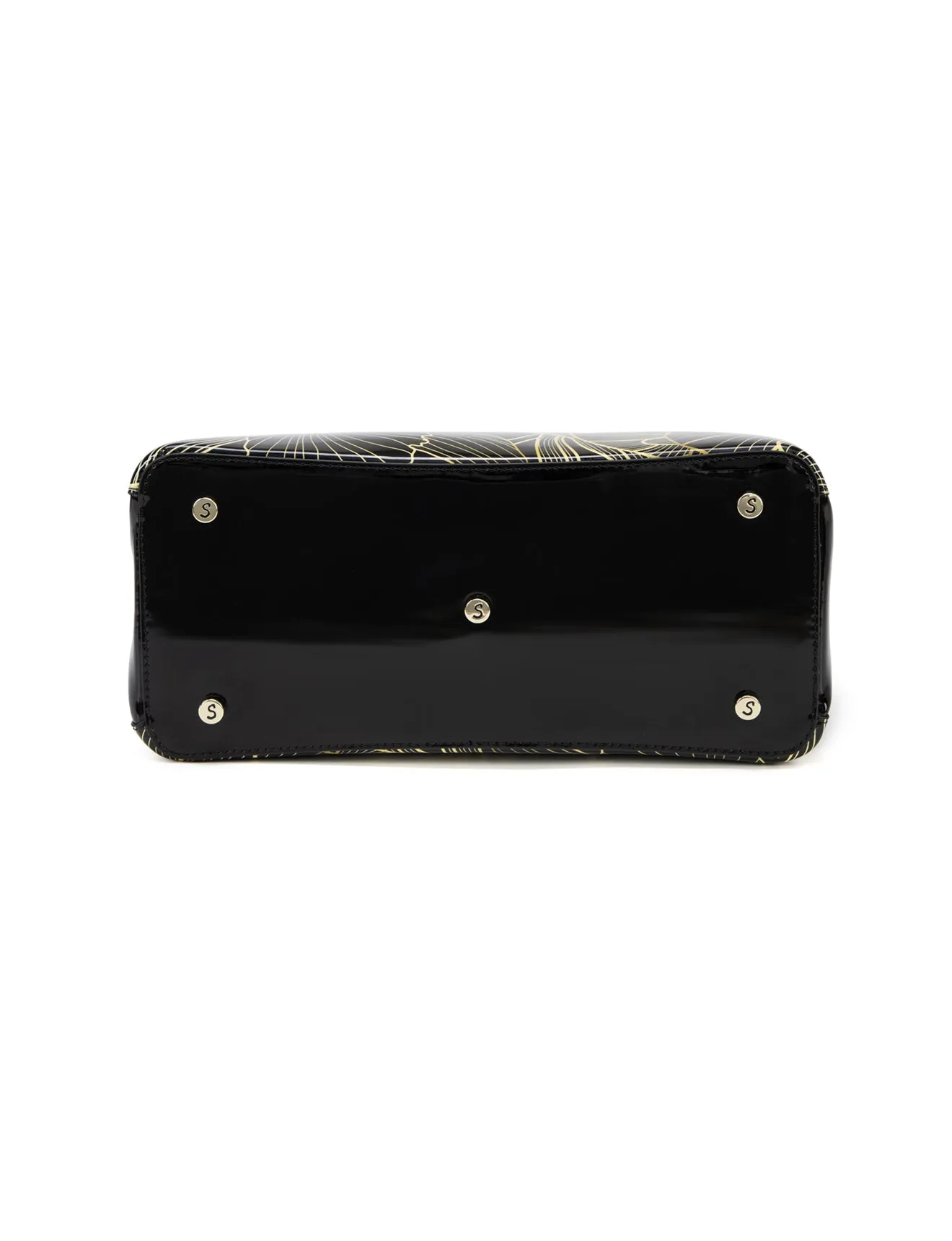 YASMIN TRIPLE COMPARTMENT LEATHER BAG