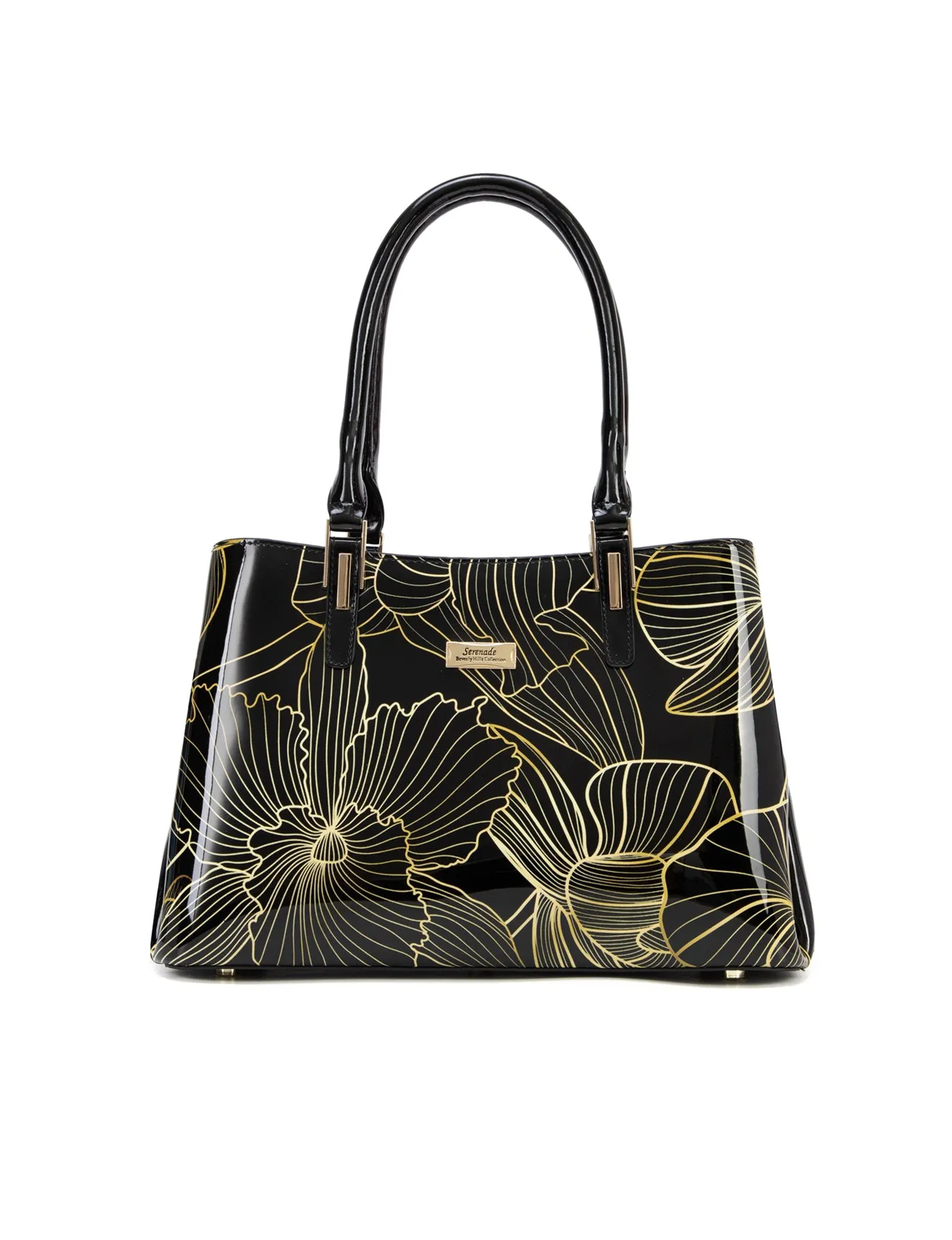 YASMIN TRIPLE COMPARTMENT LEATHER BAG