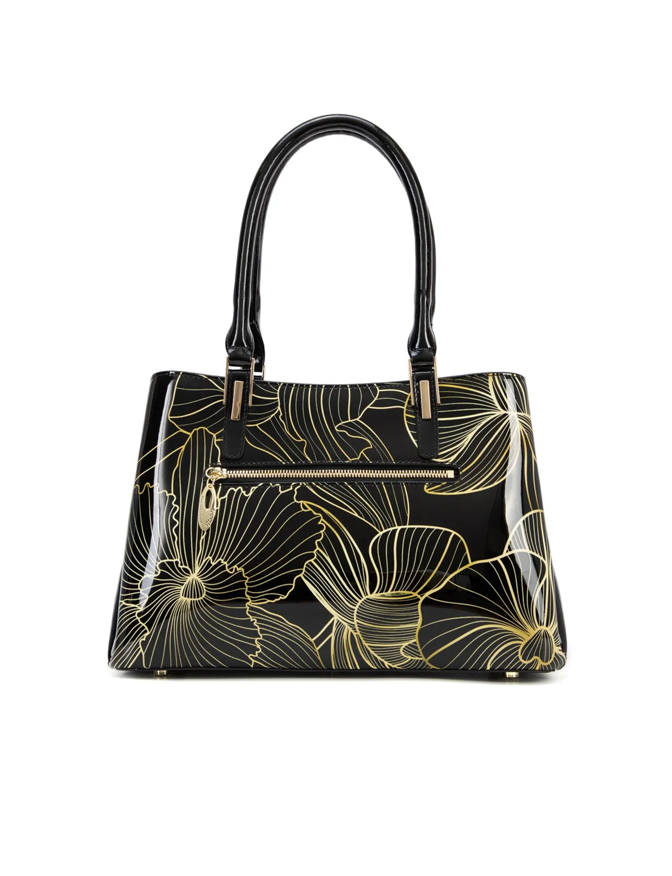 YASMIN TRIPLE COMPARTMENT LEATHER BAG